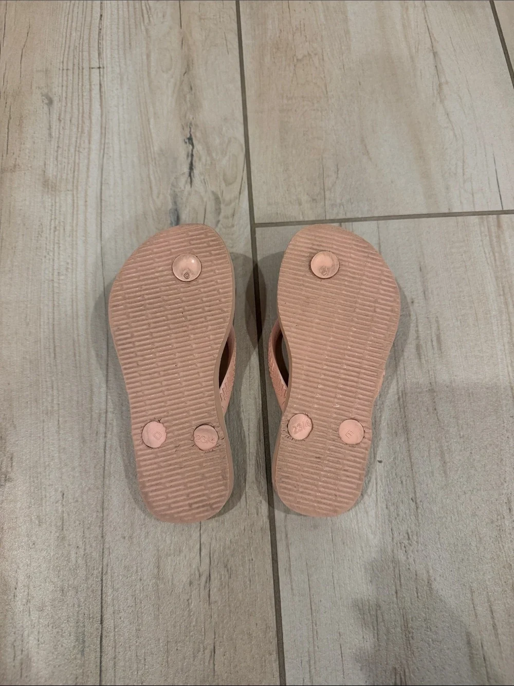 Havaianas Toddler Pink Parrot & Floral Flip Flops